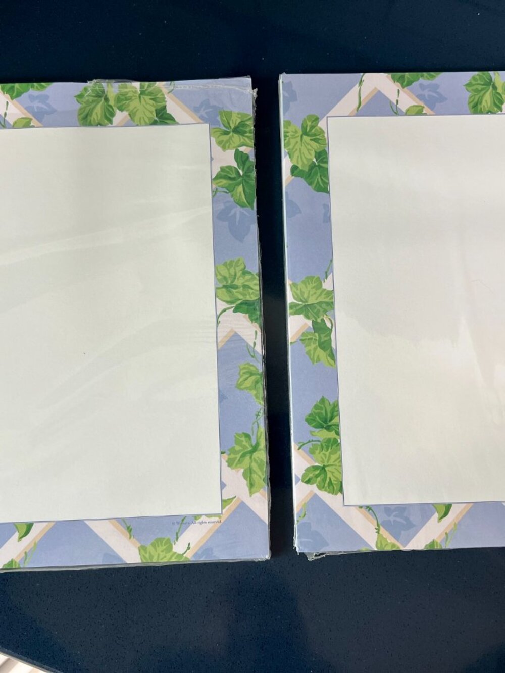 Stationary with a Waverly design